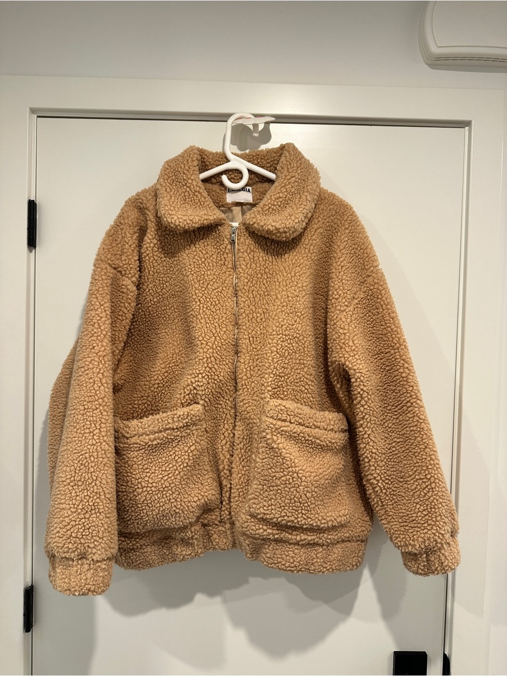I.AM.GIA. Large Beige Sherpa Jacket